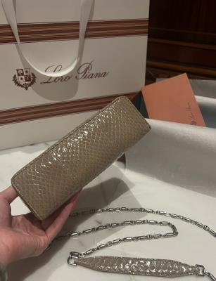 wholesale quality loro piana l19 python skin taupe